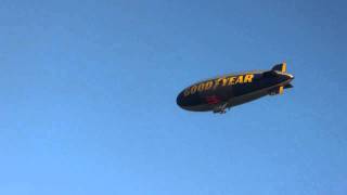 Goodyear Blimp Flies Over Spruce Creek Fly In