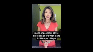 Helene recovery hits a new key with the return of a piano to Biltmore Village in Asheville