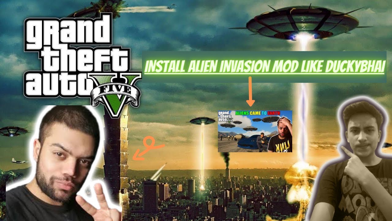Install Alien Mod Like Ducky Bhai's Latest Video | Alien Invasion Mod ...