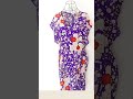 【着物リメイク】四角い布からでも！型紙なし♡ウエストリボンチュニックEasy ♡ waist tie dress     #shorts