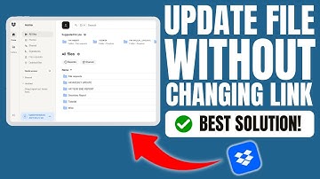 How to Update a Dropbox File Without Changing the Link