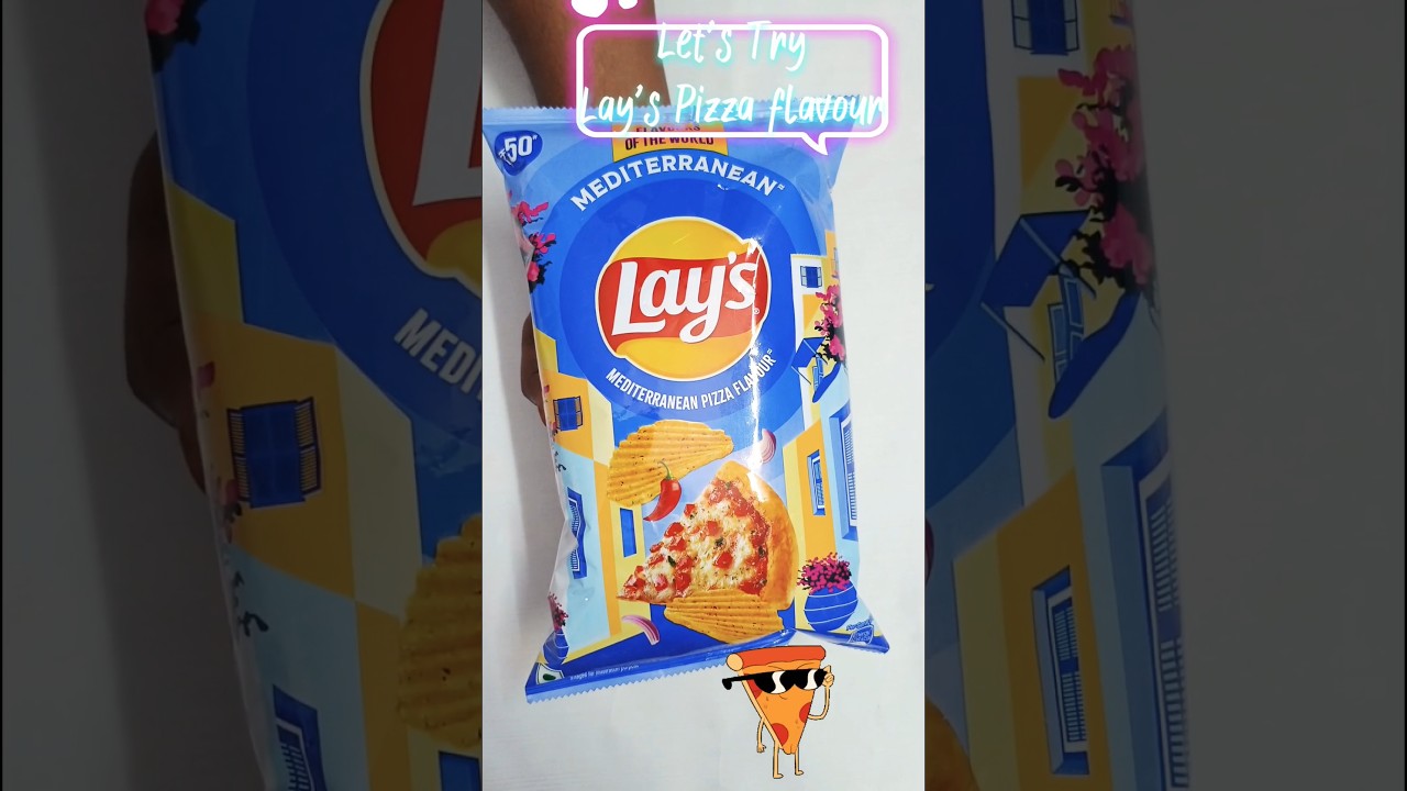 🆕 Lay's Mediterranean🍕Pizza flavour😍|