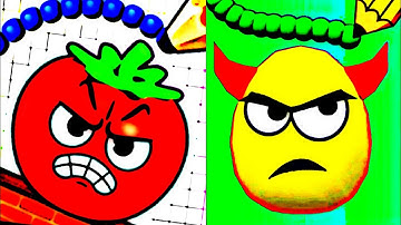Draw to Smash VS Hide Ball Brain Teaser Logic Puzzle Mix Gameplays!