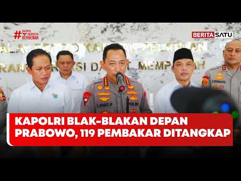 Kapolri Blak-blakan di Depan Prabowo: 119 Pelaku Sengaja Bakar Hutan, Korporasi Dibidik