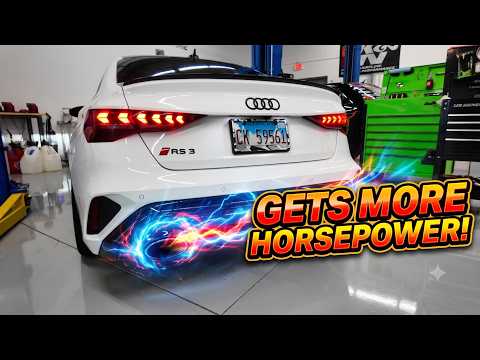 Upgrades on this RS3 with only 1,000 miles!!