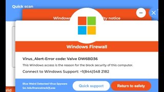 Virus_Alert-Error code: Valve DW6BD36 scam removal.