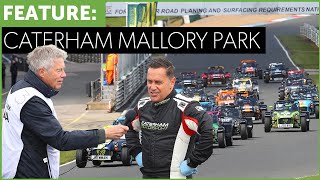 Caterham Academy 2021 Mallory Park RACE with Tiff Needell
