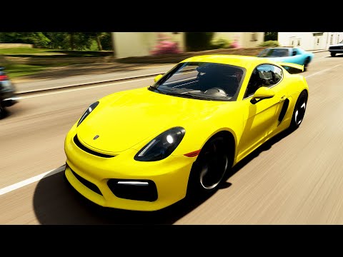Forza Horizon 4 2016 Porsche <strong>CAYMAN</strong> GT4 Goliath Race Gameplay