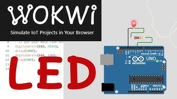 Wokwi-LED - Arduino Uno - DocsSimulate IoT Projects