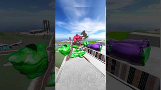 Franklin Found Green Hulk Body Parts 😱 | Indian Bikes Driving 3D