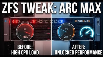 PROXMOX ZFS TWEAK: Slash CPU Usage & Unlock Performance! (Arc Max Explained)