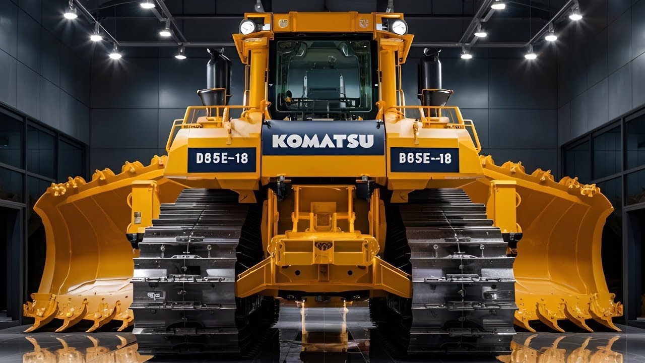 The 2026 Komatsu D85E-18 Is an Absolute MONSTER — Watch It Crush ...