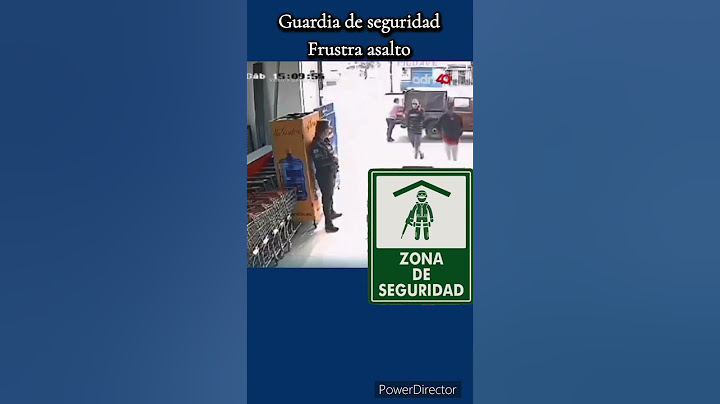 Guardia de seguridad frustra asalto #policía #seguridadprivada #vigilantedeseguridad #guardia