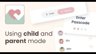 How to switch between "child" and "parent" mode in Chores at Home chores and allowance app screenshot 2