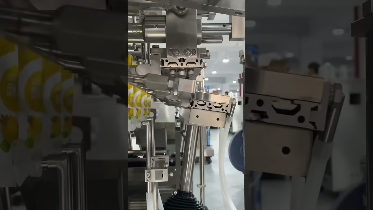 Four giving bags horizontal packaging machine 