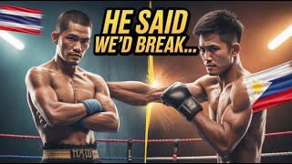 Thai Muay Thai Legend Called Filipino 🇵🇭 Too Soft – What Happened Next Left Everyone Speechless screenshot 3