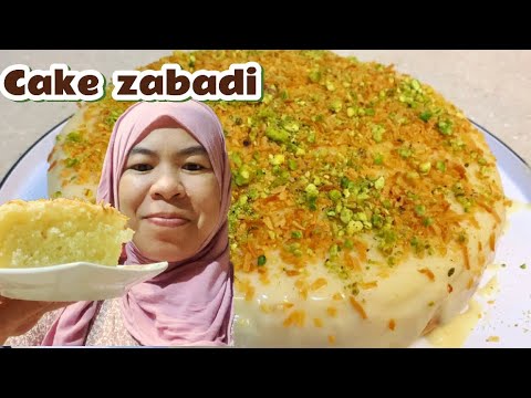 RESEP CAKE ZABADI |BOLU ZABADI KUEH PAPORITNYA ORANG ARAB