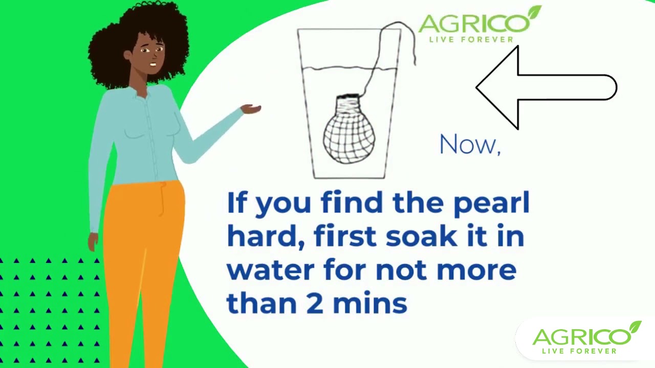 How to use Agrico Yoni Pearls - YouTube