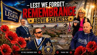 Lest We Forget | Remembrance Above Skegness 2026 🇬🇧🌺 | Big Ben Tower Tribute