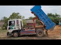 Bulldozer Loading Truck | Dump Truck | Mobil Truk | Hyundai Dump Truck [ EP.1387 ]