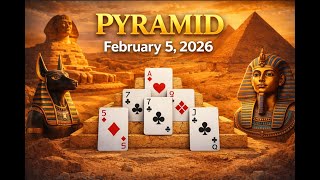 Pyramid February 5, 2026 - Microsoft Daily Challenge - Solitaire screenshot 3