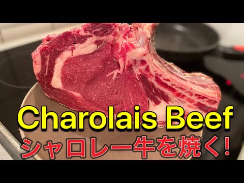 [ASMR] 1,5キロの牛肉の塊を料理人が美味しく焼き上げる動画/ Côte de bœuf charolais poêlée