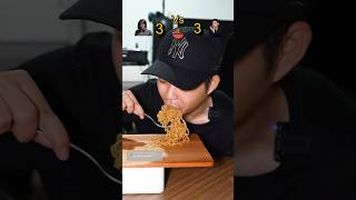 Makan mie 3 kali suap lawan editor