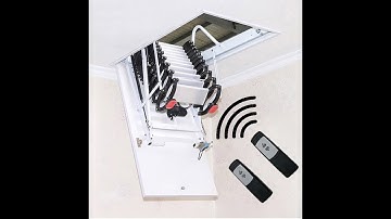 Remote control attic stairs have become a must-have product for families