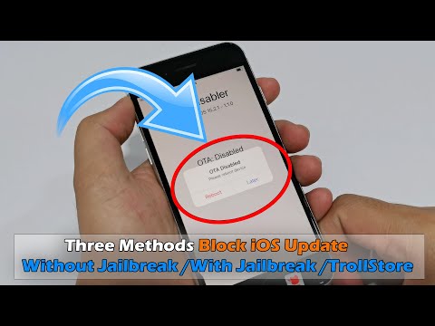 Three Methods Block iOS Update - Without Jailbreak / With Jailbreak And TrollStore