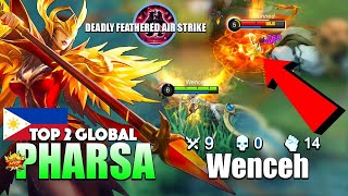 PHARSA MAP ROTATION WINGS OE HEAVEN ~ TOP 1 GLOBAL PHARSA GAMEPLAY BY Fuze God Mode ~ MLBB