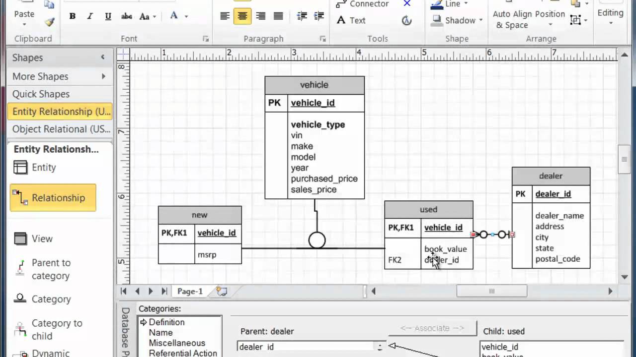 erd stencil visio 2010 download - photo #12