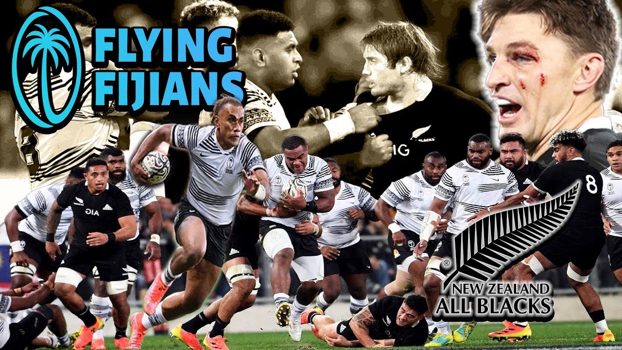 Flying Fijians Get Physical vs All Blacks 2021 Rugby Clash!
