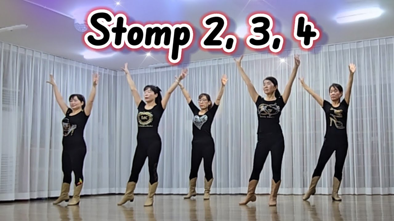 Stomp 2,3,4 Line Dance (Improver) - November 2025