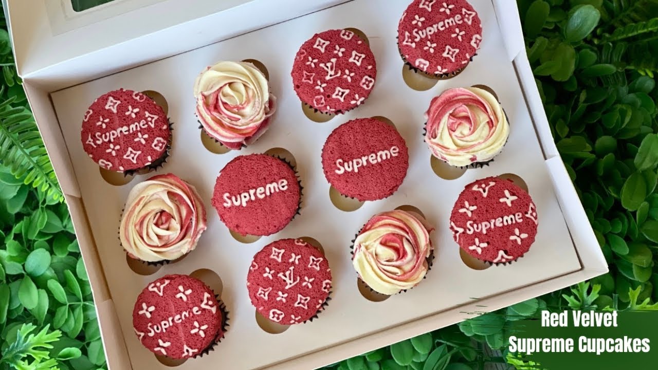Red Velvet Supreme Chiffon Cupcakes (No-Fondant,No-Stencil)
