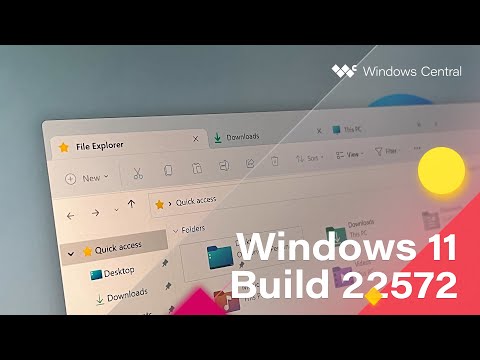 Windows 11 Build 22572 - Tabs in File Explorer, System Tray, Clipchamp + MORE