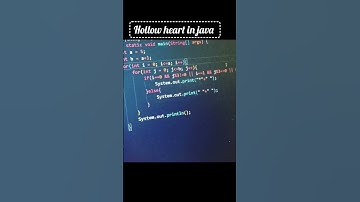 hollow heart in java 💗#hollowheart #heart #code #coding #staytuned #youtube #shorts
