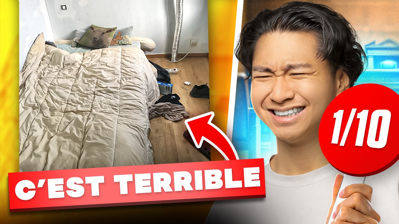 JE JUGE VOS CHAMBRES (C'est terrible)