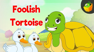 A Foolish Tortoise - Panchatantra In English  - Cartoon / Animated Stories For Kids