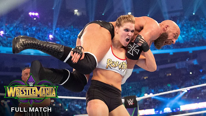 FULL MATCH - Ronda Rousey & Kurt Angle vs. Triple ...