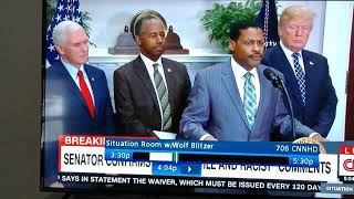 MLK's Nephew says Trump isn't a racist.