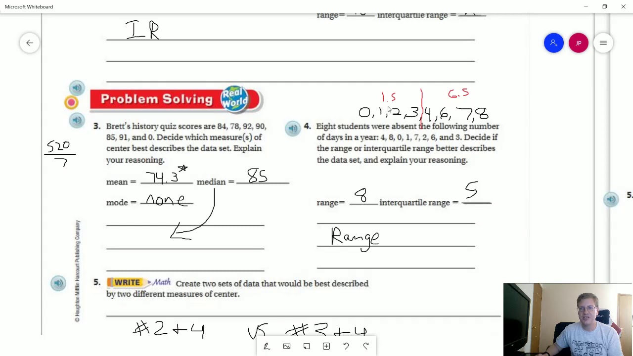 6th Grade Go Math Lesson 13.5 Homework - YouTube