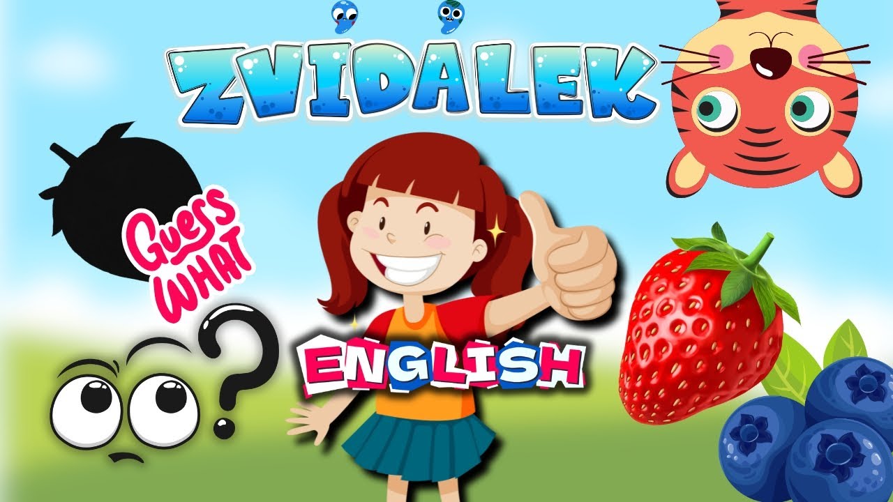 Learn Fruits in English 🍇 Guessing Game for Kids / Poznávej ovoce - anglicky
