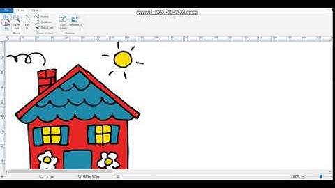 (MS Paint) View Tab: Options and Features  - Zoom In