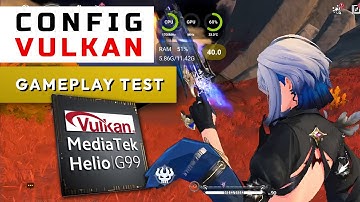 Gameplay Test - Config Vulkan FPS++ Wuthering Waves 2.7 - fix lag and stuttering - Itel RS4 G99