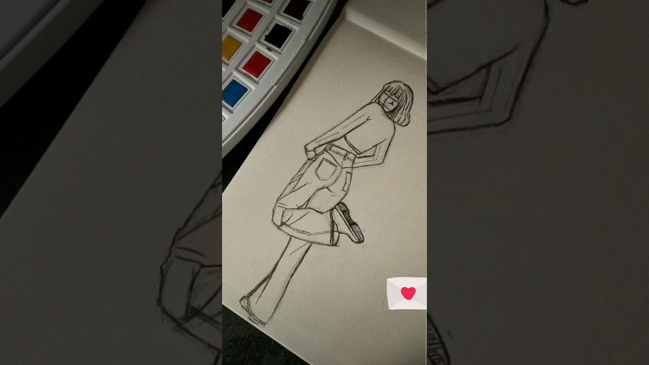 lalisa style drawing 💗