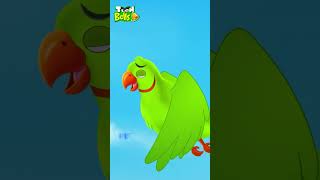 Evil Vulture vs Clever Parrot |దుష్ట గ్రద్ద vs తెలివైన చిలుక #shorts #stories
