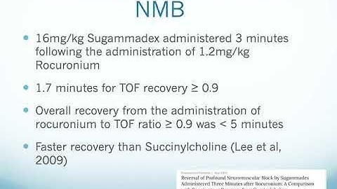 Evidence Based Sugammadex Administration