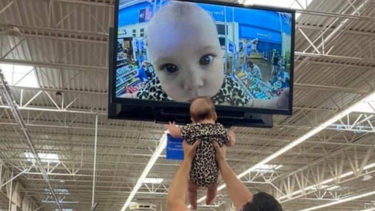5MonthOld Can’t Get Enough of the Camera at Walmart YouTube