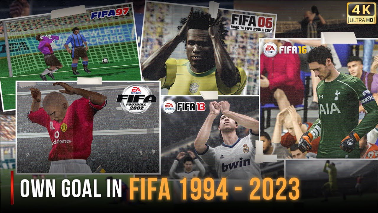 Own Goal In Every FIFA | FIFA 1994 - 2023 | 4K 60FPS - YouTube