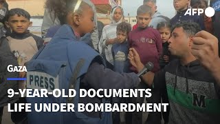 9-Year-Old Palestinian Uses Social Media To Doent Life In Gaza Afp